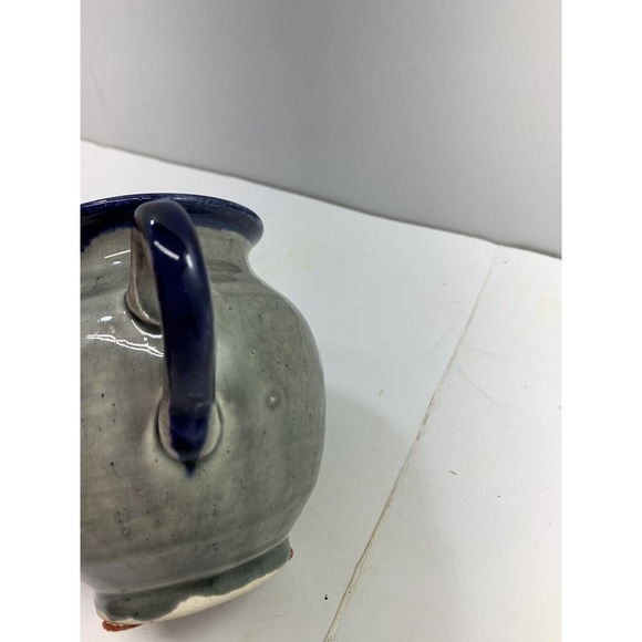 Mexican Folk Tonala Pottery art puerto vallarta vase creamer pitcher Bird - Picture 9 of 9